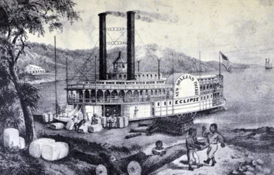 Am Mississippi, Baumwolle laden